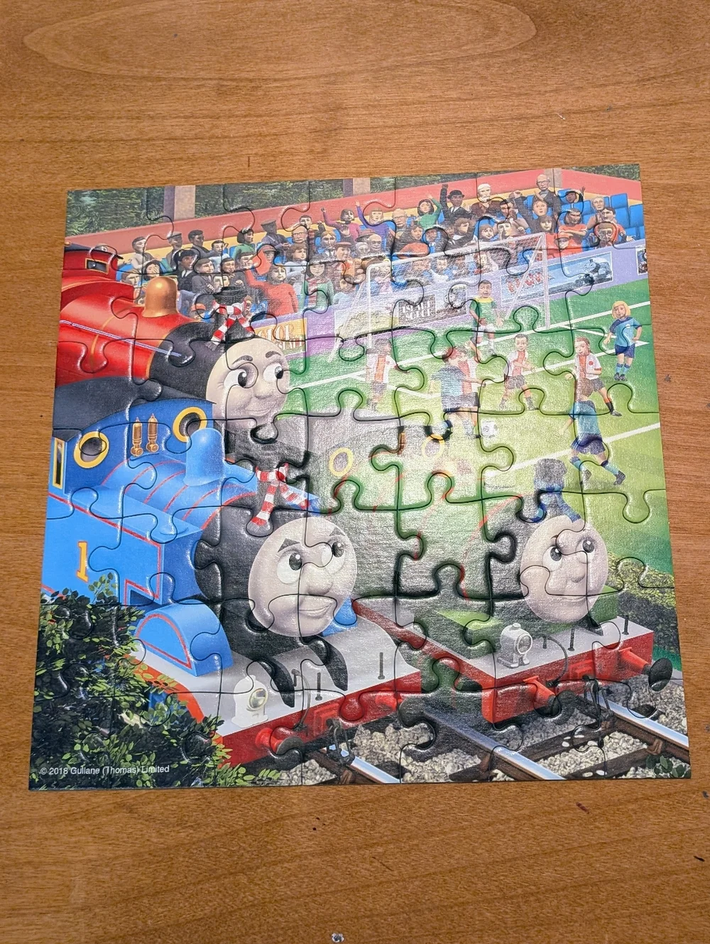 Ravensburger Puzzle Thomas Watches Soccer 3x49